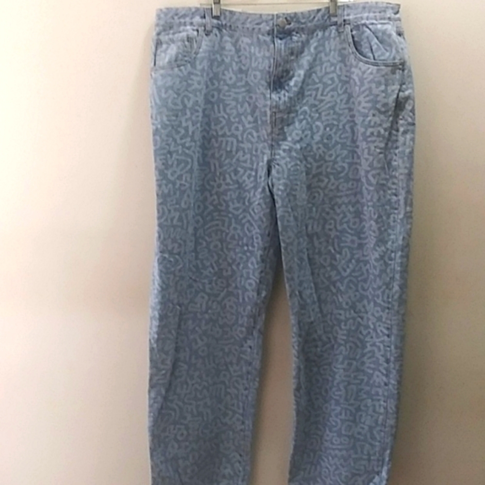Cotton On Women's Plus Size Jeans 16 Curve Loose Straight Look